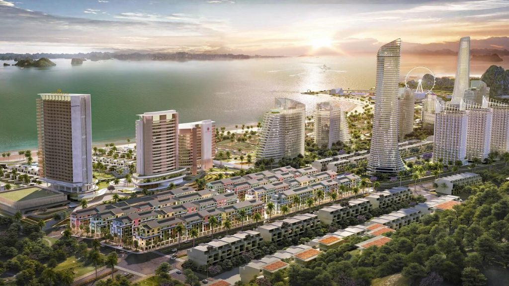 Phương Đông Vân Đồn Quảng Ninh Background