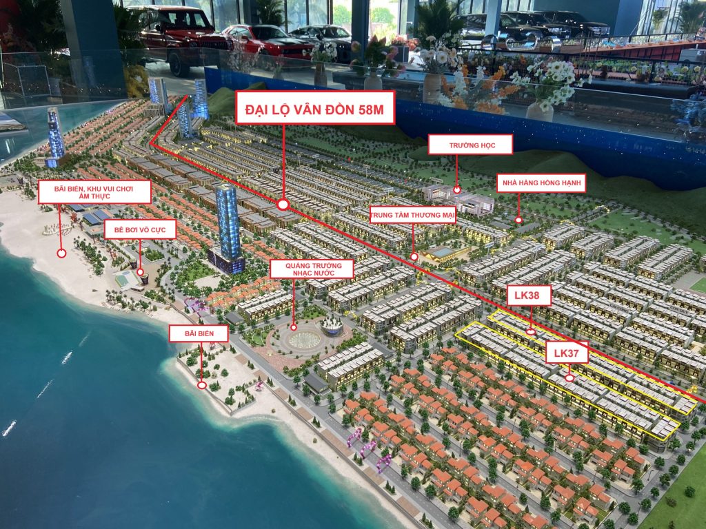 Sa bàn tại dự án Phương Đông Vân Đồn