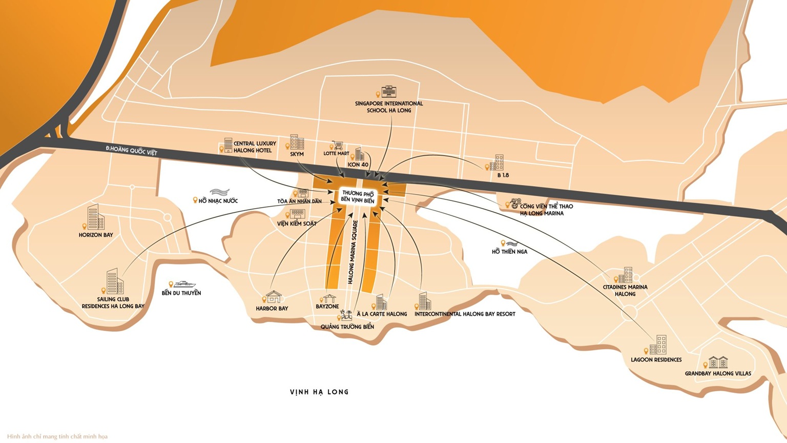 Vị trí Sora Bay Hạ Long
