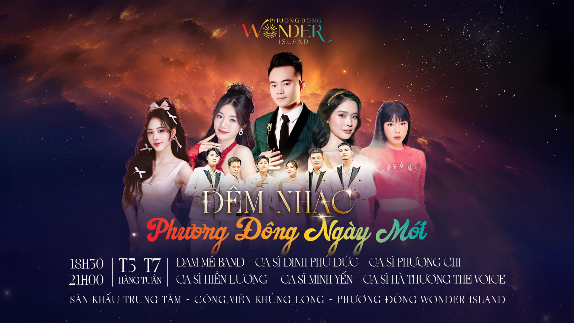 Khám phá đêm nhạc Phương Đông ngày mới – Điểm hẹn giải trí sôi động tại Wonder Island Vân Đồn