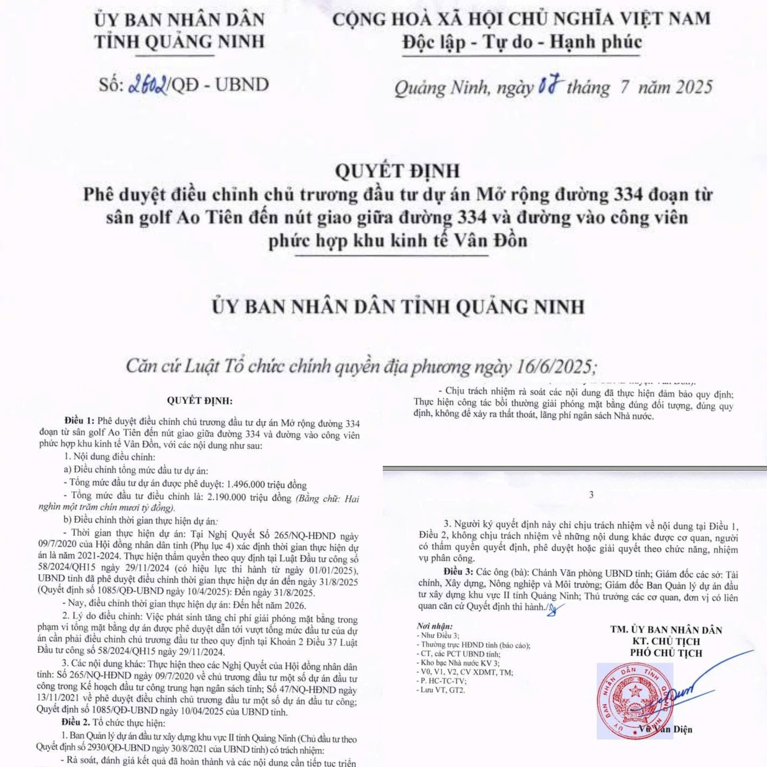 Mở rộng đường tỉnh 334