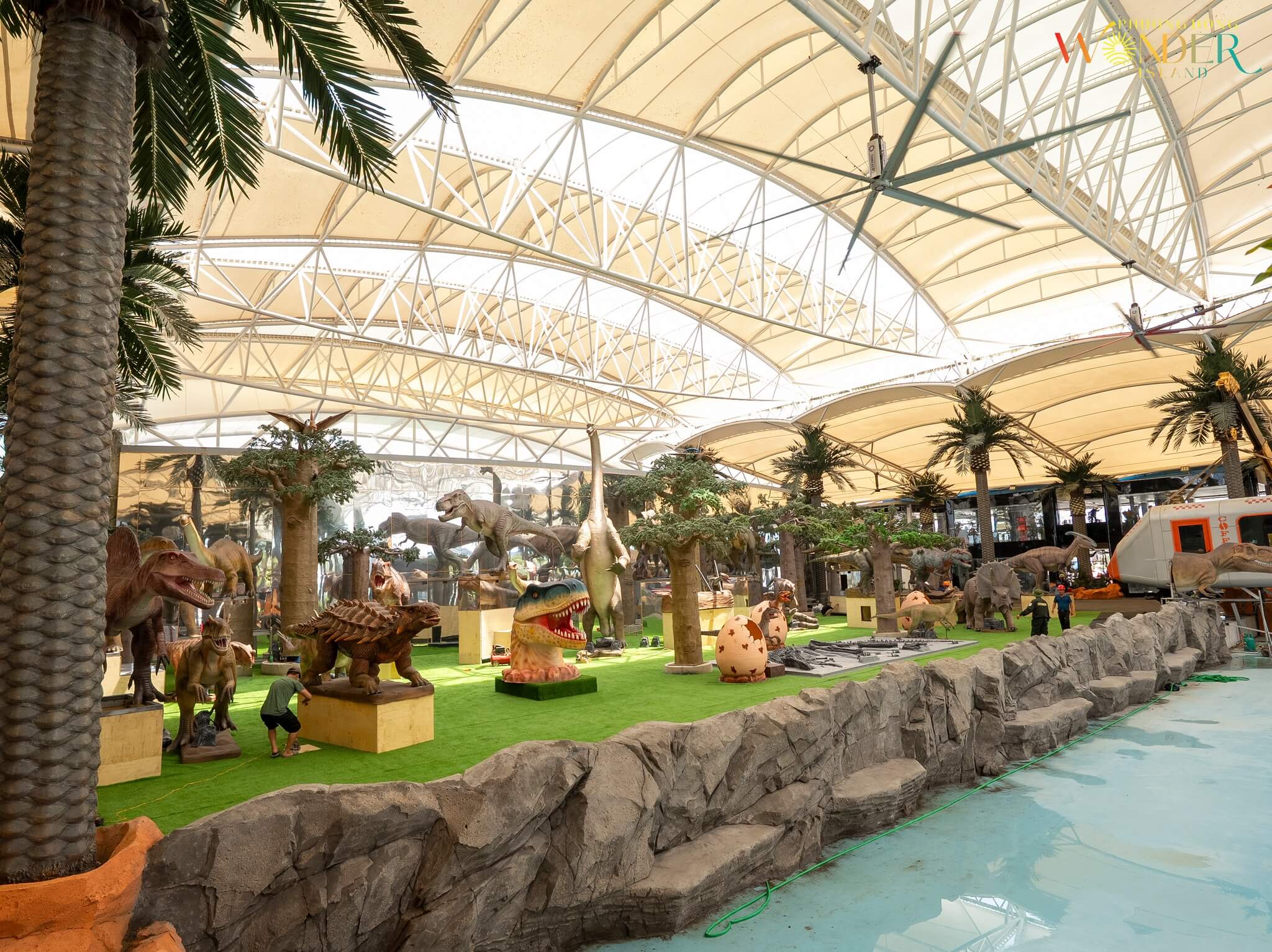 Công viên khủng long Phương Đông Vân Đồn Quảng Ninh