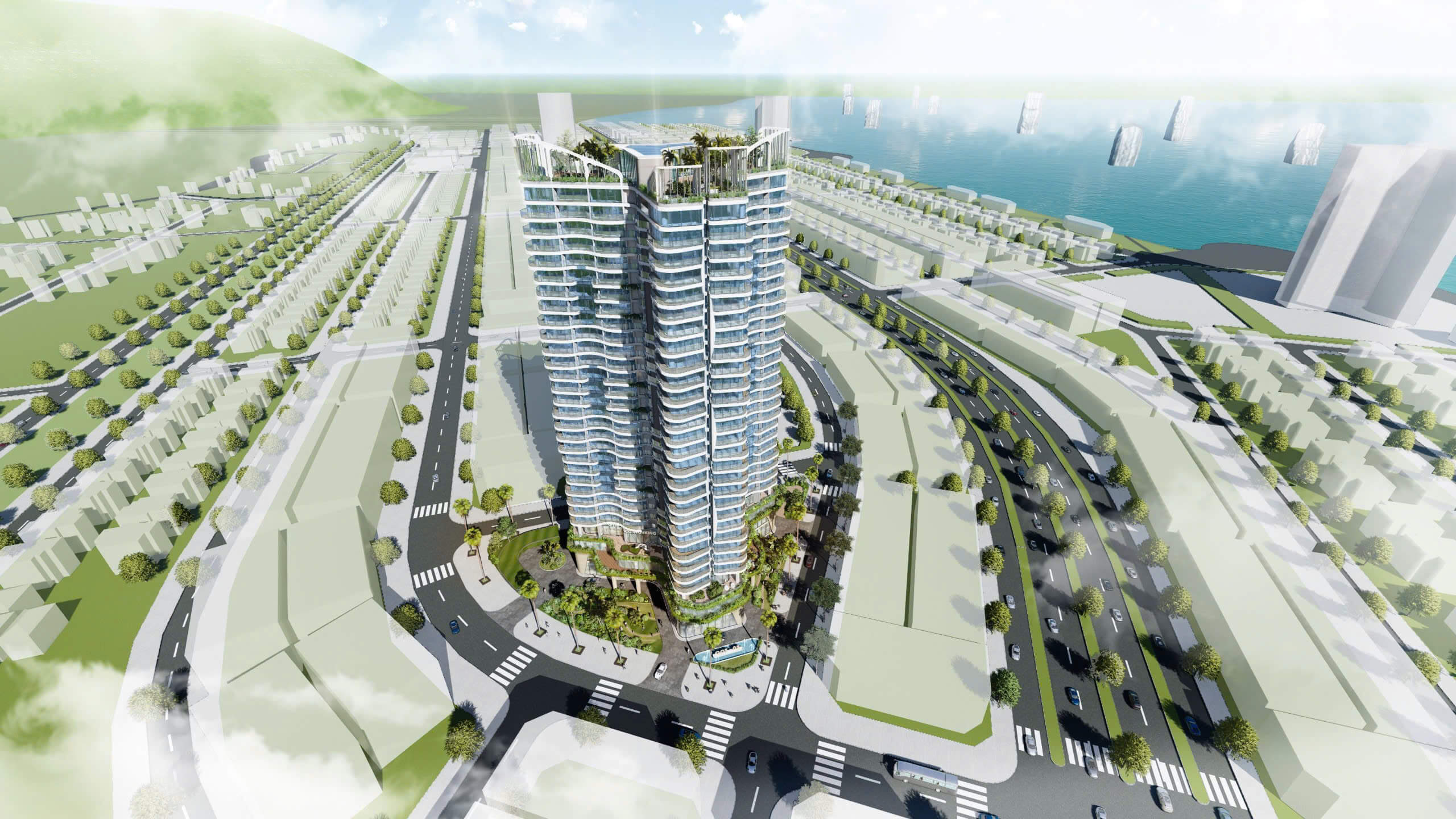 Vân Bay (OCT-3): Tòa Tháp Biểu Tượng Tại Trung Tâm Phương Đông Vân Đồn