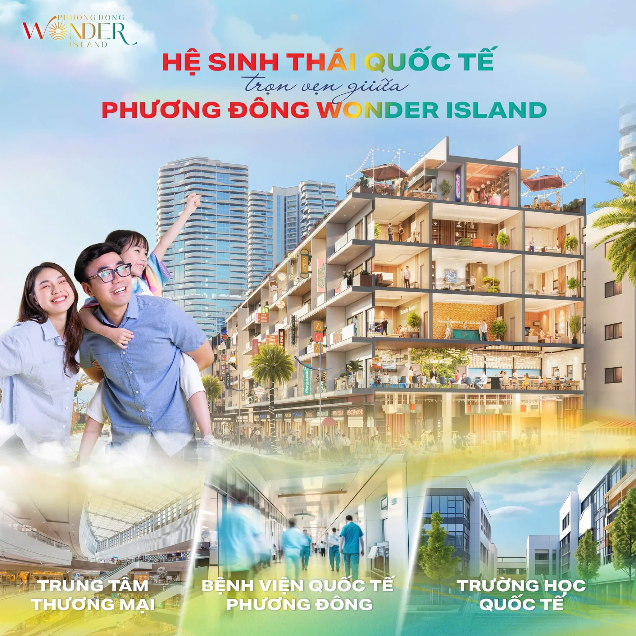 Hệ sinh thái quốc tế tại Phương Đông Wonder Island và sức bật từ mô hình đô thị tích hợp
