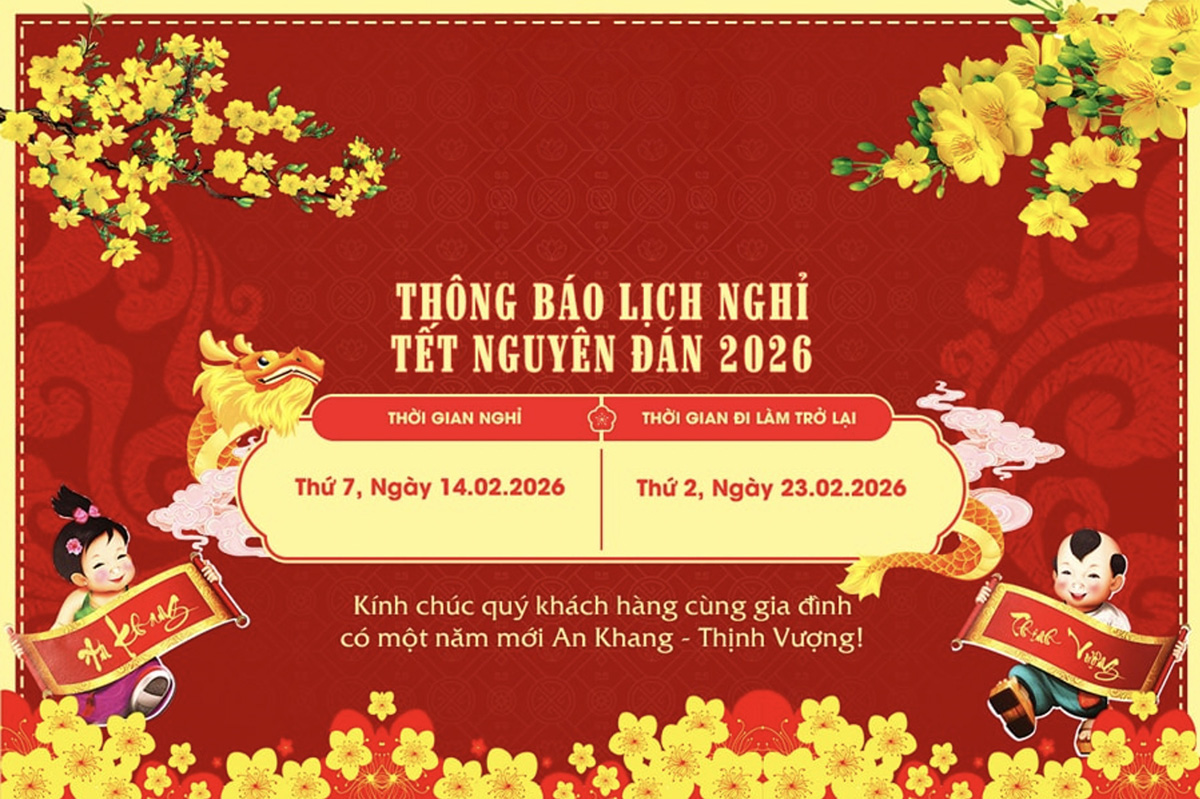 Lịch nghỉ tết Nguyên Đán 2026