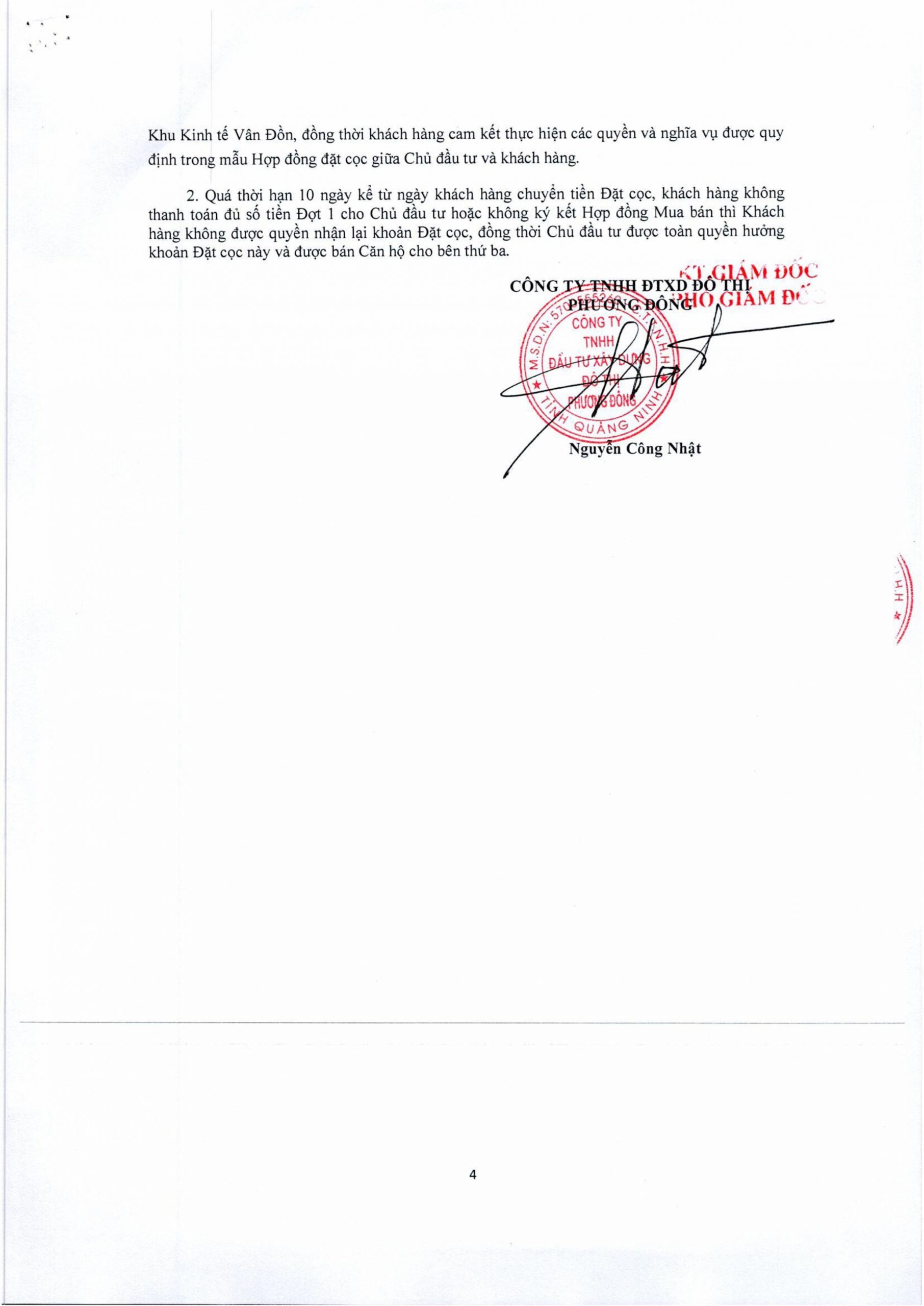 csbh Phương Đông Vân Đồn Tháng 4