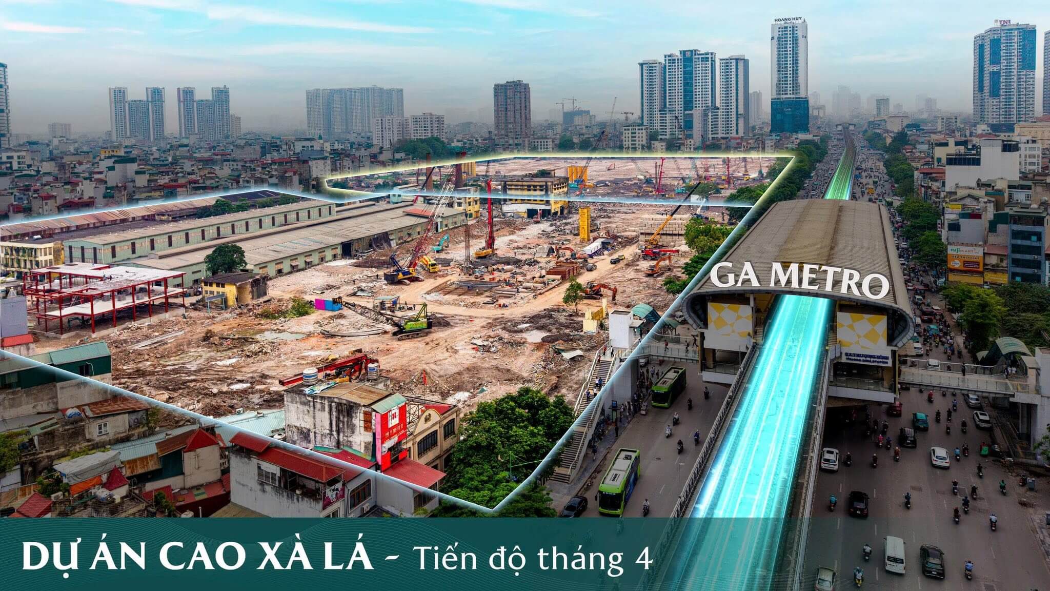 Tiến độ Hanoi Seasons Garden Tháng 4/2026