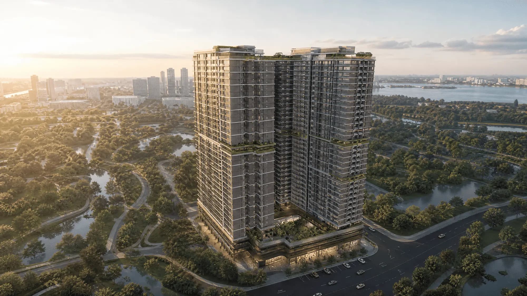 Phối cảnh tổng thể dự án Maison Privée Ciputra CapitaLand