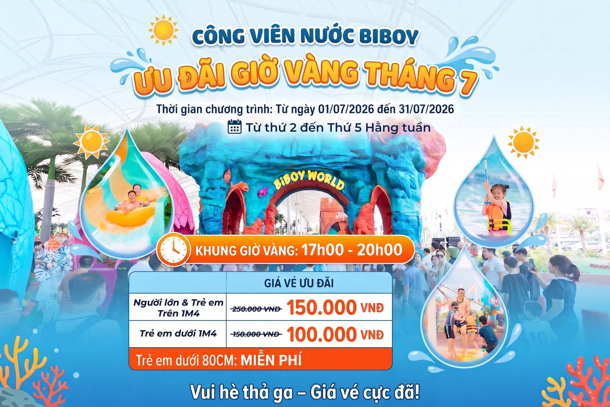 Biboy World – Công viên nước Phương Đông Vân Đồn