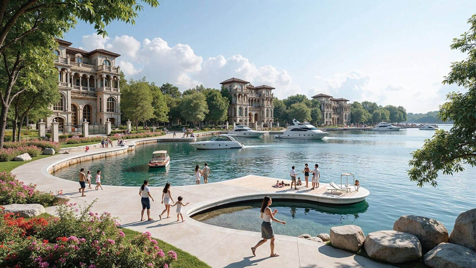 Ngôn ngữ kiến trúc vị lai và bến du thuyền tại Sunshine Marina