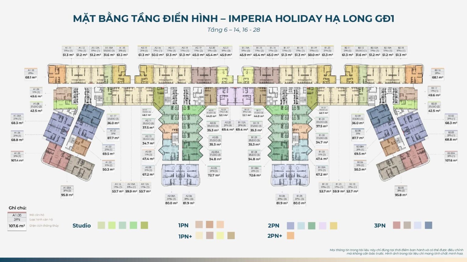 Phân tích mặt bằng dự án Imperia Holiday Hạ Long