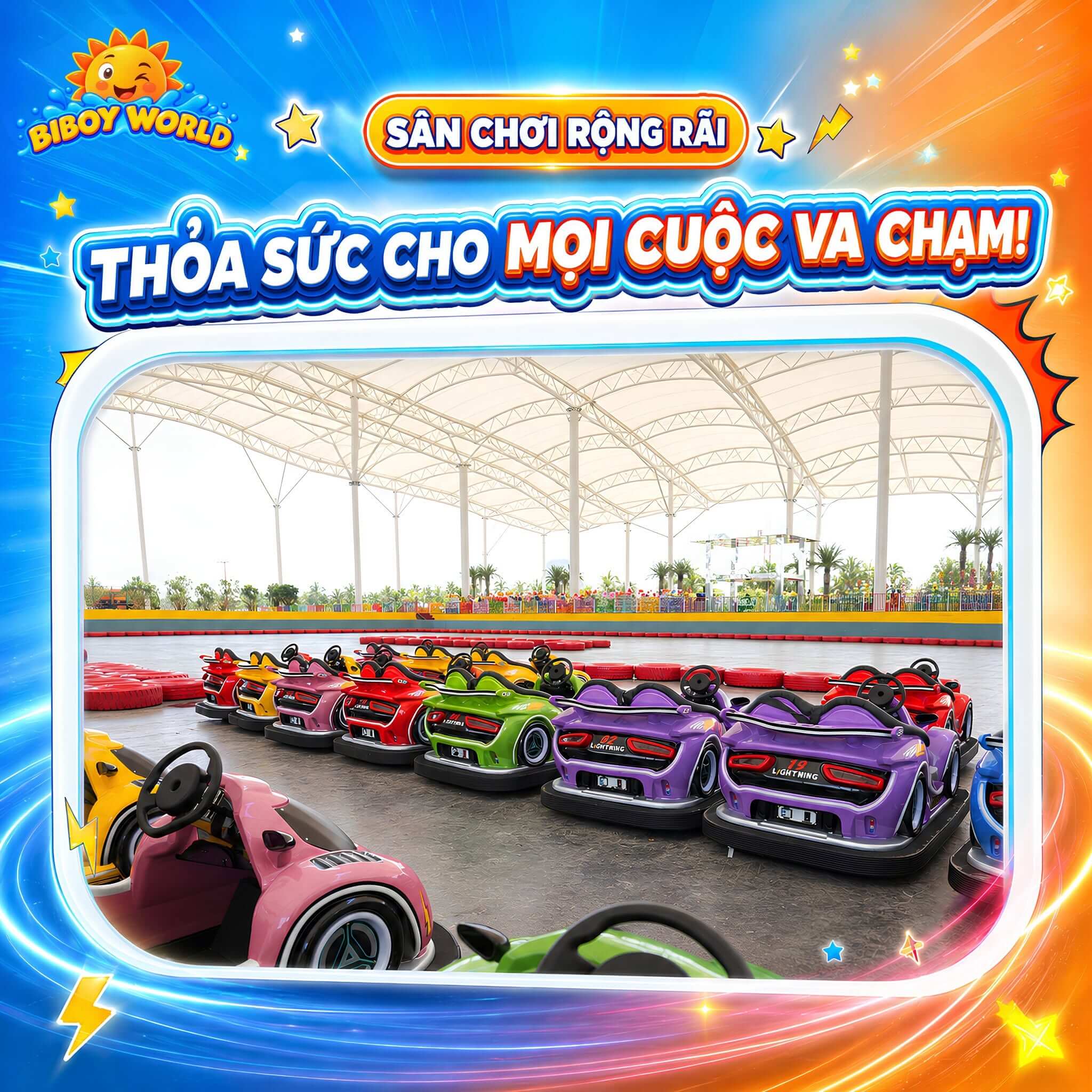 Trò chơi đua xe mới tại BIBOY WORLD Phương Đông Vân Đồn