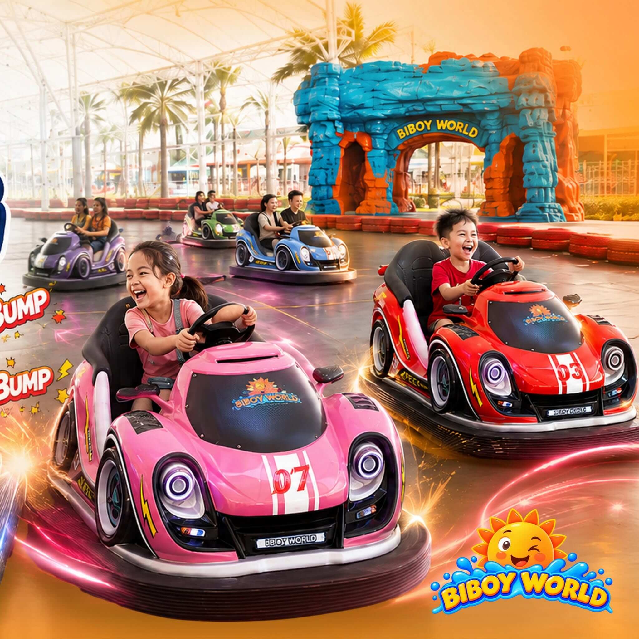 Trò chơi đua xe mới tại BIBOY WORLD Phương Đông Vân Đồn