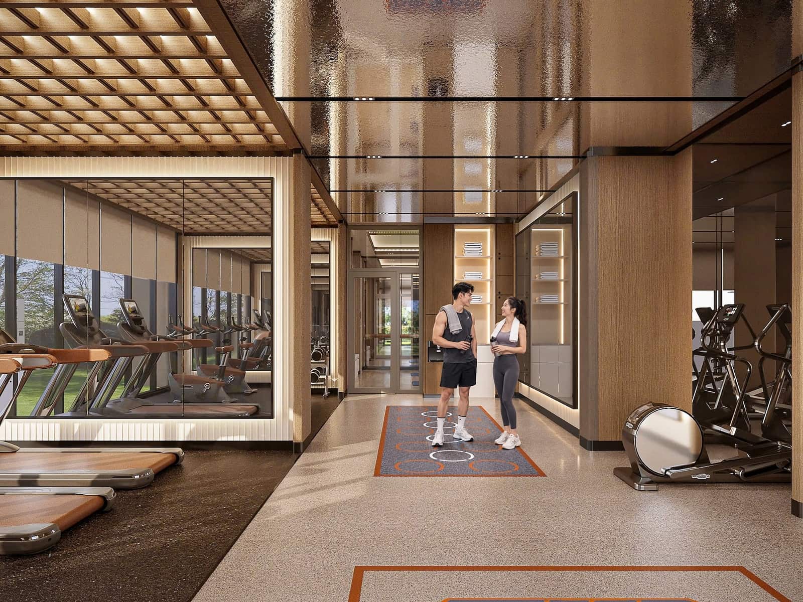 Phòng tập Gym chuẩn 5 sao tại tổ hợp Sun Glory Residence